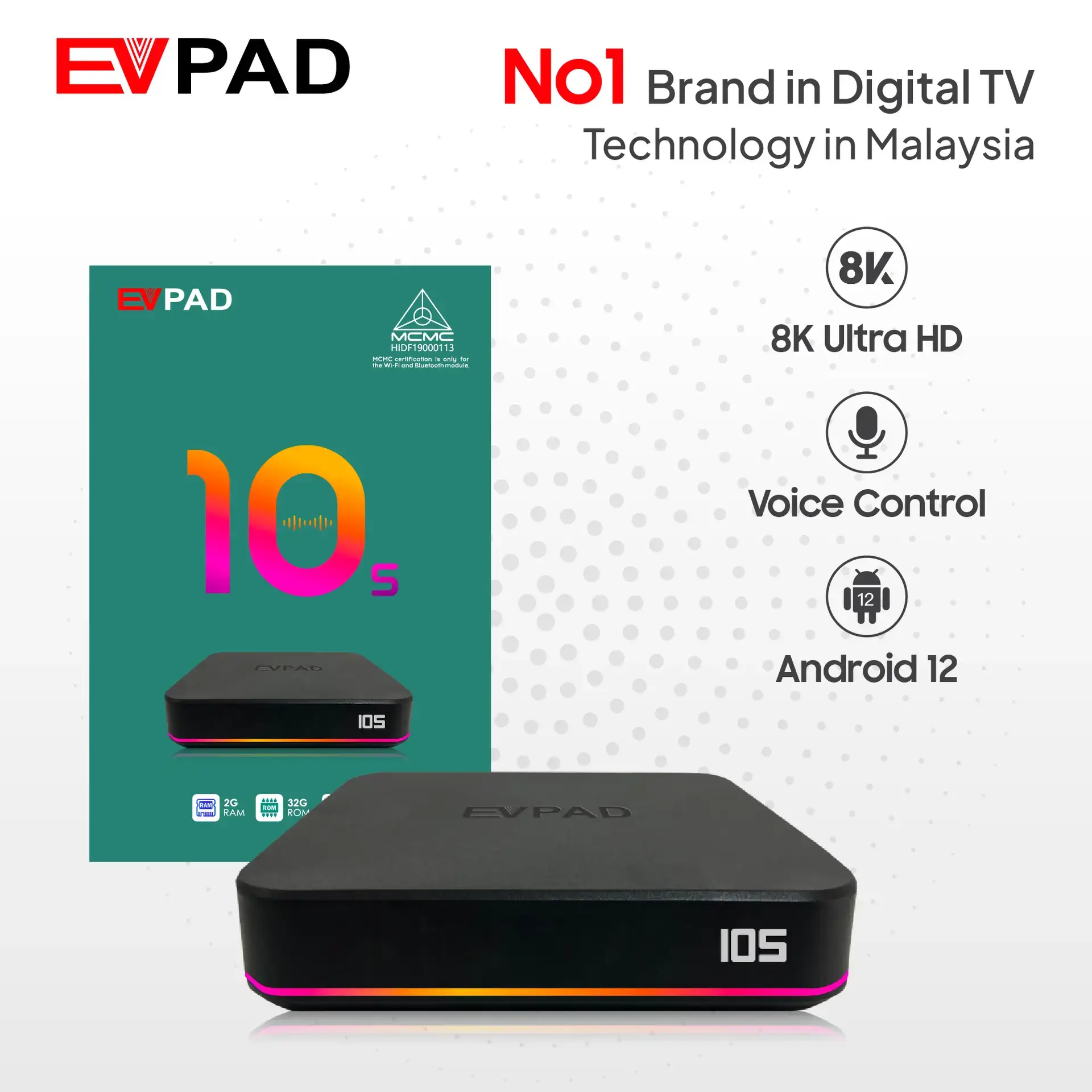 EVPAD 10S Android TV Box (Malaysia Version) EVPAD 10S Android TV Box (Malaysia Version) - Image 4