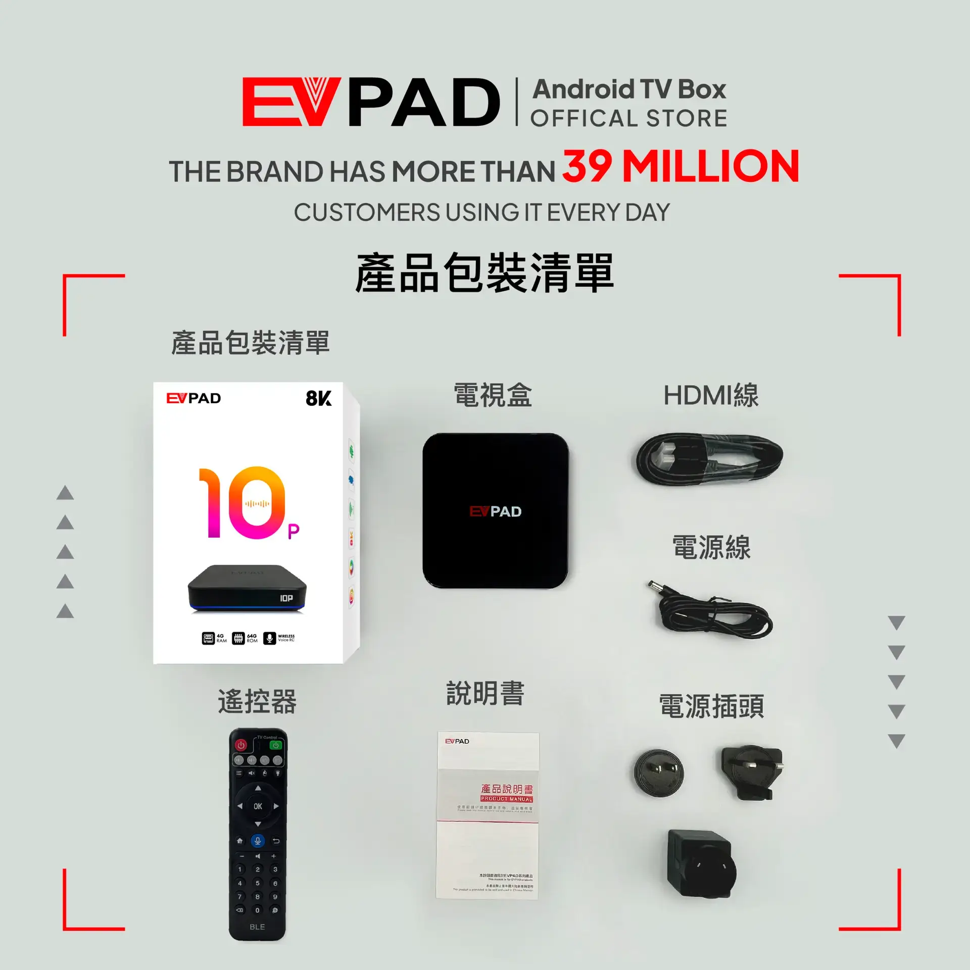 EVPAD 10P Android TVボックス(海外版) EVPAD 10P Android TVボックス(海外版) - 画像 (10)