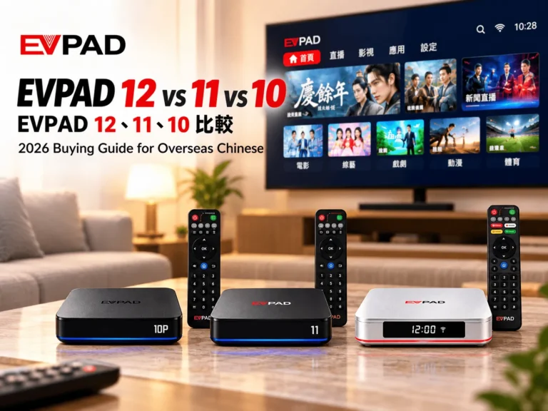 首頁 - EVPAD 電視盒官方商店 專為海外華人設計的 EVPAD 電視盒:2026 年選購指南