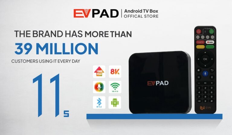 主页 - EVPAD TV BOX 官方商城 EVPAD 11S features with Android 12 and Bluetooth 5.2