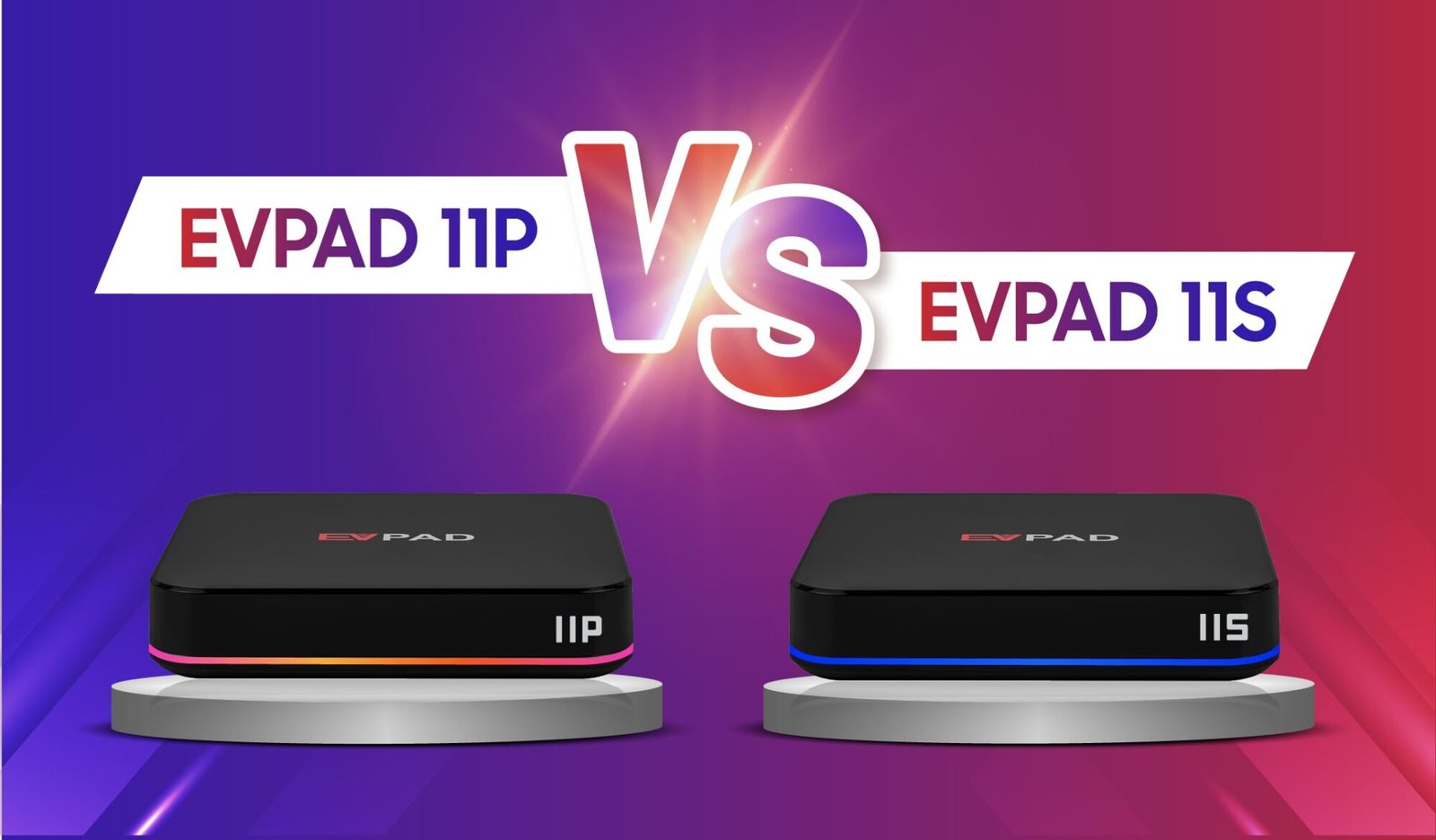 EVPAD 11P vs EVPAD 11S: A Comprehensive Comparison — Which One Is Right for You? Comparison between EVPAD 11P and EVPAD 11S