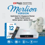 EVPAD 12S Android TVボックス Merlion（シンガポール版）