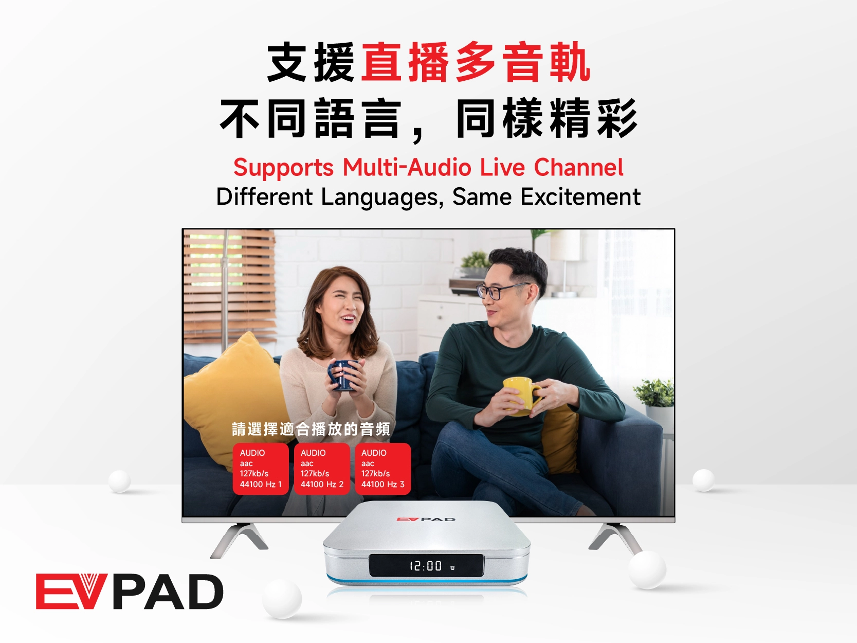 EVPAD 12 Official Launch: The Next-Generation Smart TV Box with Android 12, WiFi 6, and HDR10 Multi-Audio Track Support